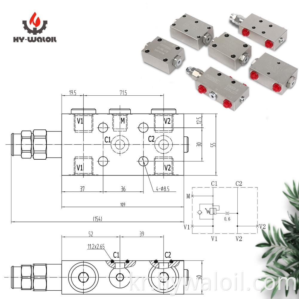 Compensated Hydraulic Counterbalance Valve